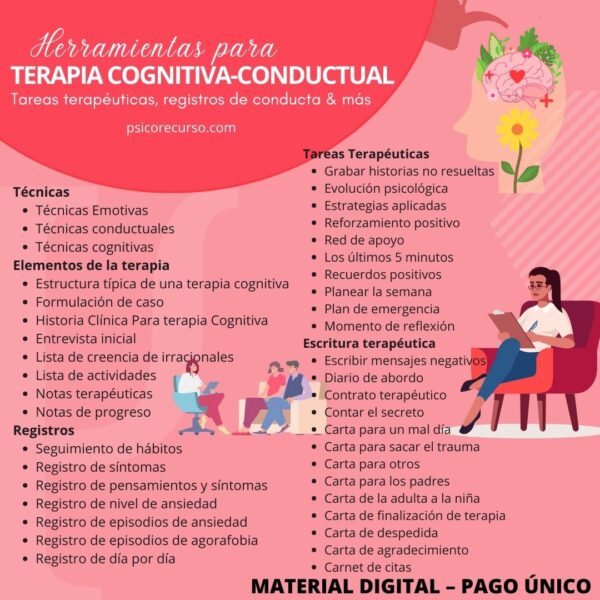 Herramientas para Psicoterapia Cognitiva Conductual - Imagen 2